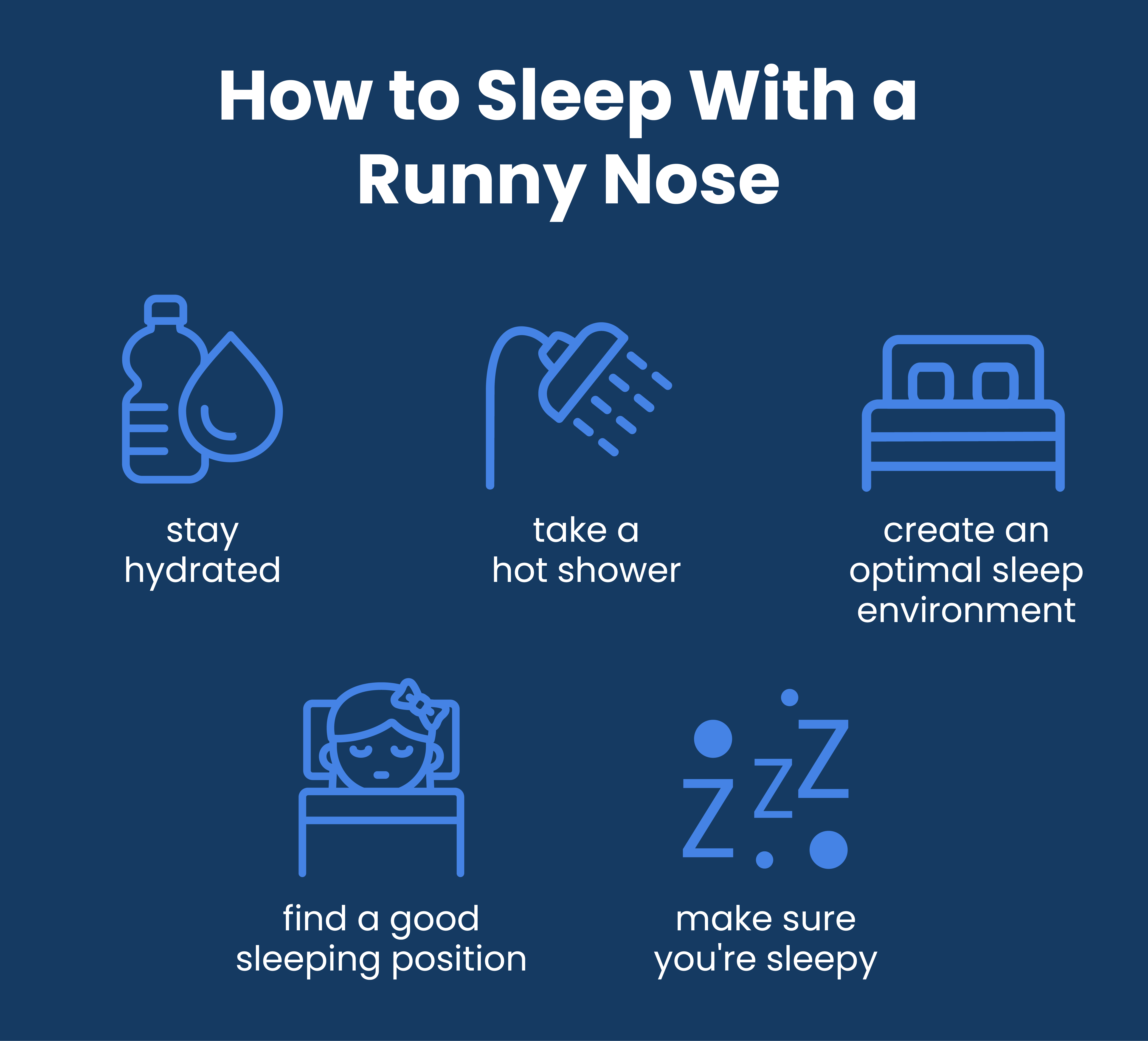 how to sleep with a cold